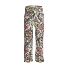 Paisley Print Trousers