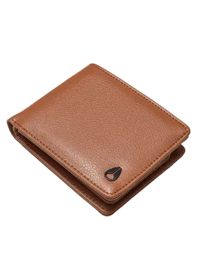 Pass Vegan Leather Wallet - Saddle