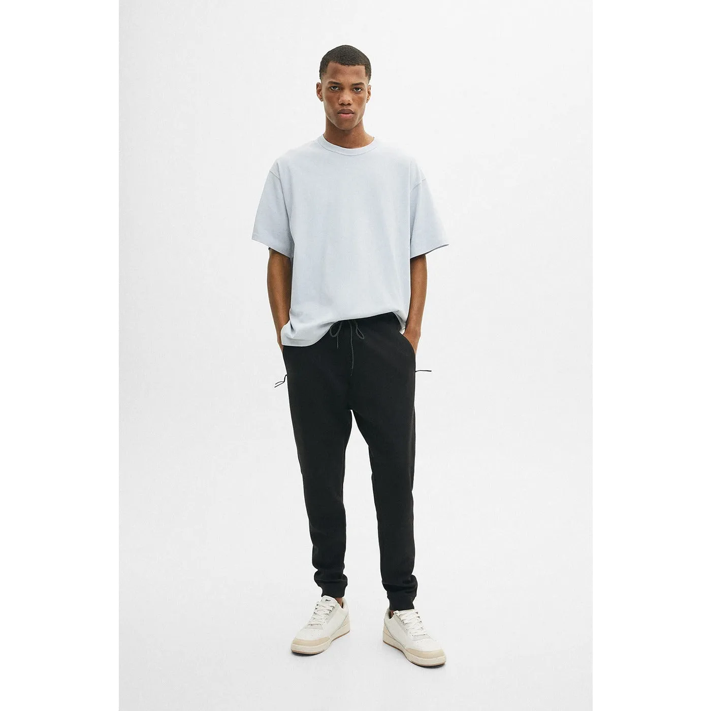 PB Black Joggers with Zip Pockets