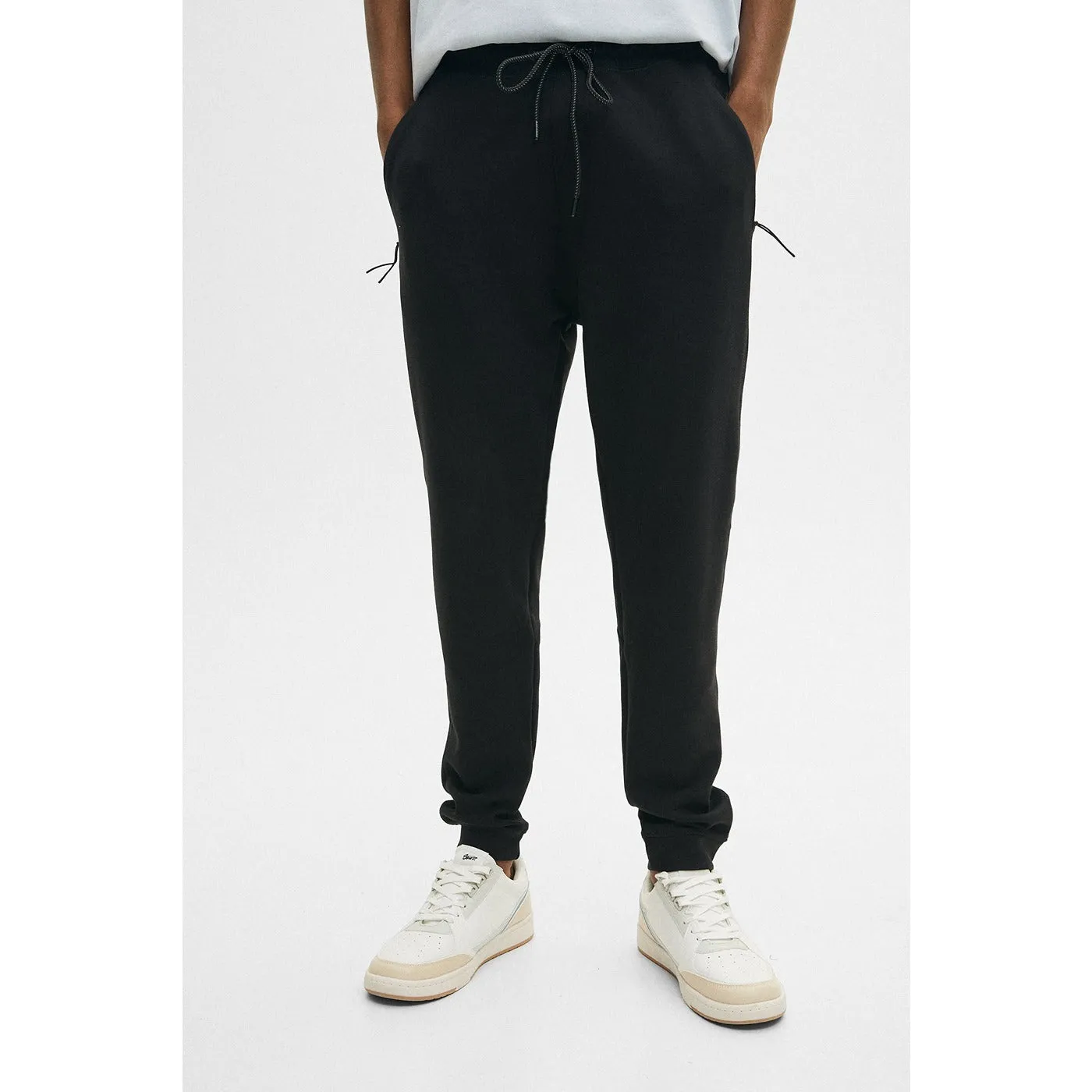 PB Black Joggers with Zip Pockets