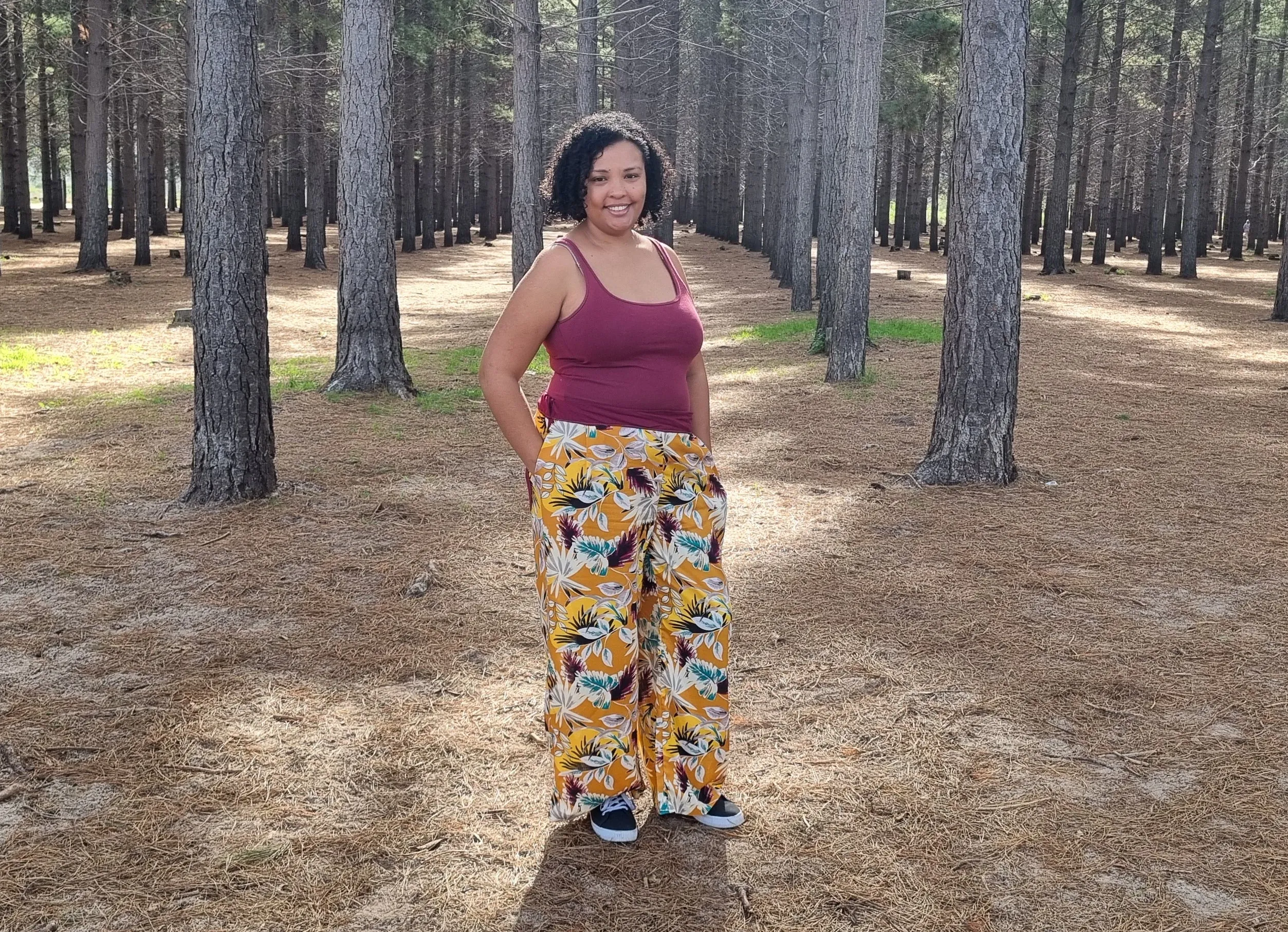 PDF Pattern - Waratah Wide Leg Pants - Adult | Waves & Wild