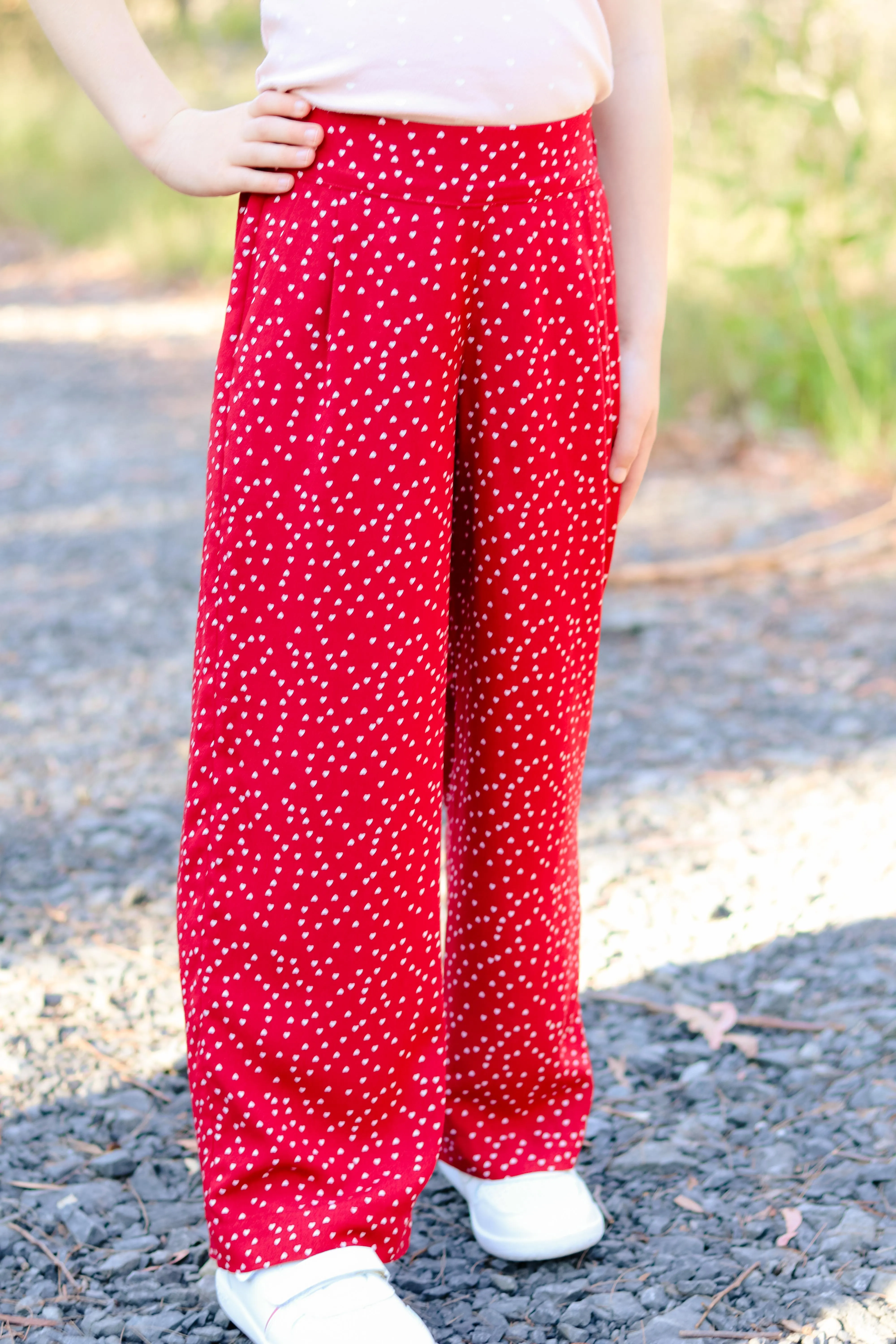 PDF Pattern - Waratah Wide Leg Pants - Child | Waves & Wild