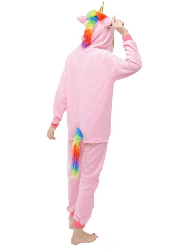 PINK ANIMAL CARTOON PAJAMA HORN POWDER TIANMA UNICORN