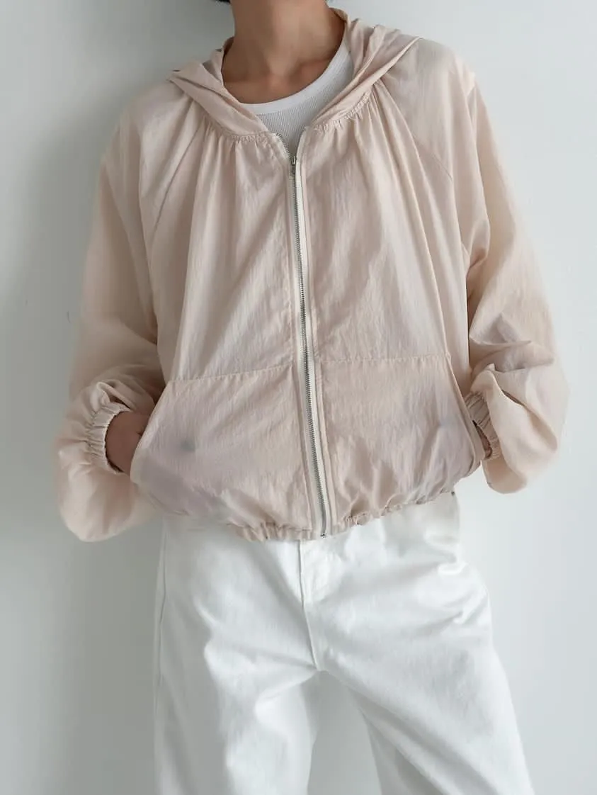 Pink/Gray lightweight foodie jacket