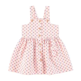 PIUPIUCHICK LIGHT PINK W/ HEARTS JUMPER