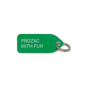 'Prozac With Fur' Dog Collar Charm