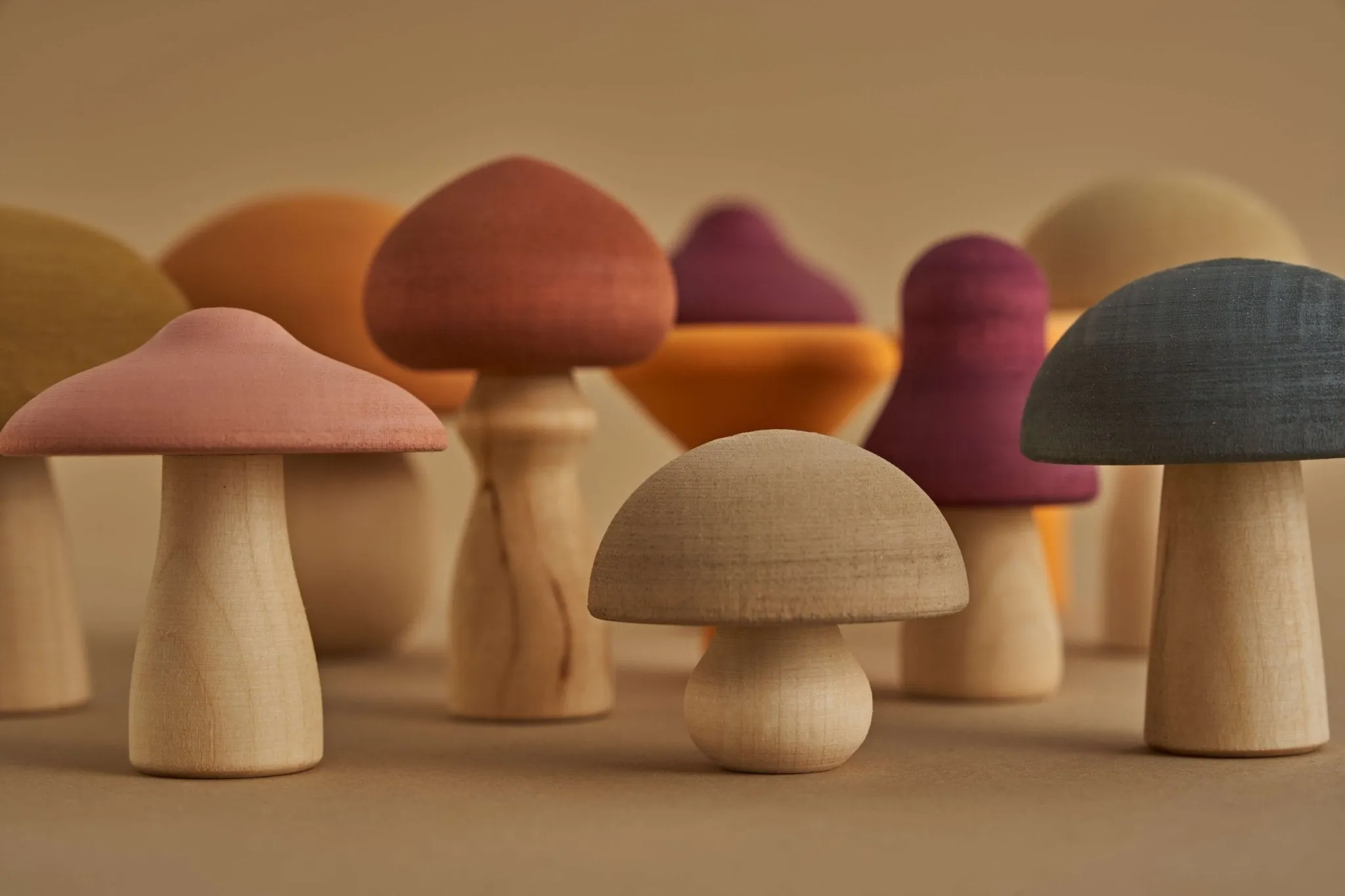 Raduga Grez Wooden Mushrooms