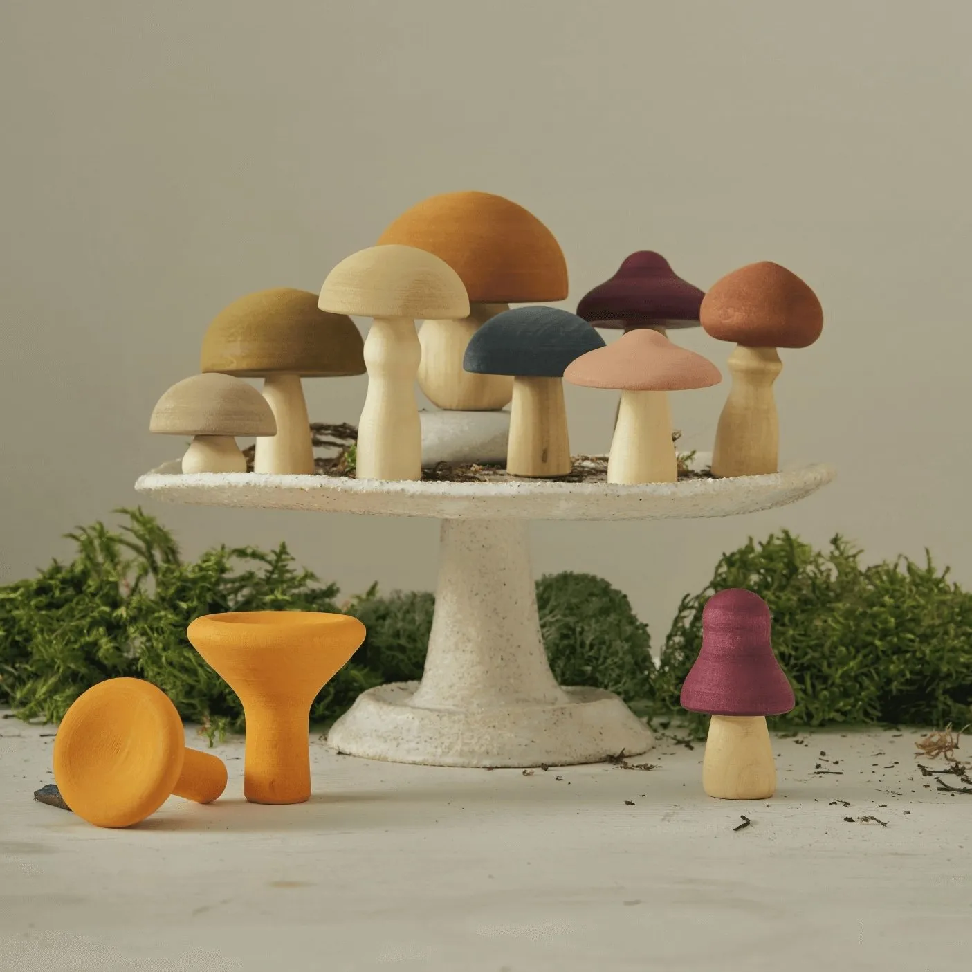 Raduga Grez Wooden Mushrooms