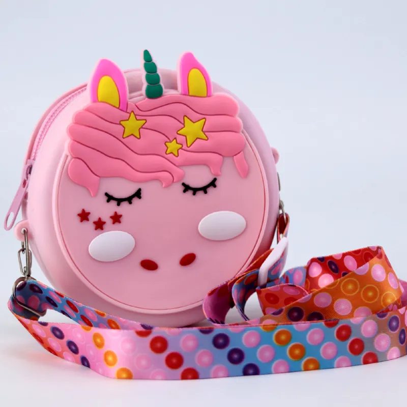 Rainbow Sparkle! Silicone Unicorn Crossbody Bag - Clearance Sale!