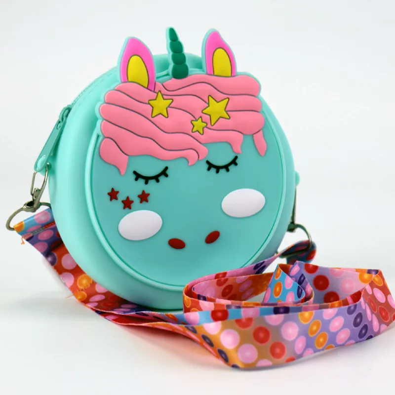 Rainbow Sparkle! Silicone Unicorn Crossbody Bag - Clearance Sale!