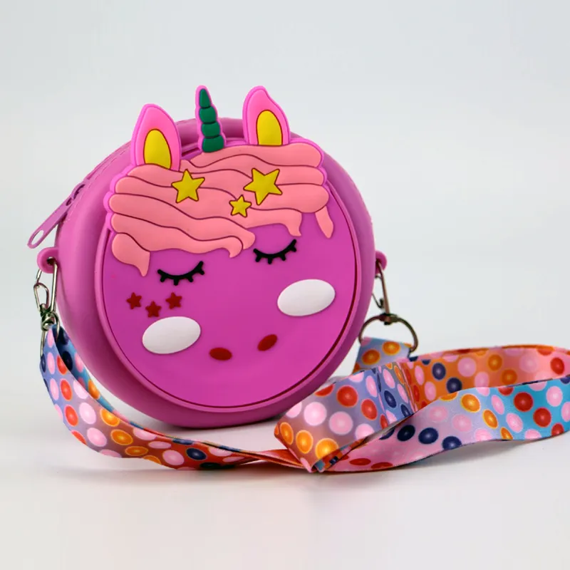 Rainbow Sparkle! Silicone Unicorn Crossbody Bag - Clearance Sale!