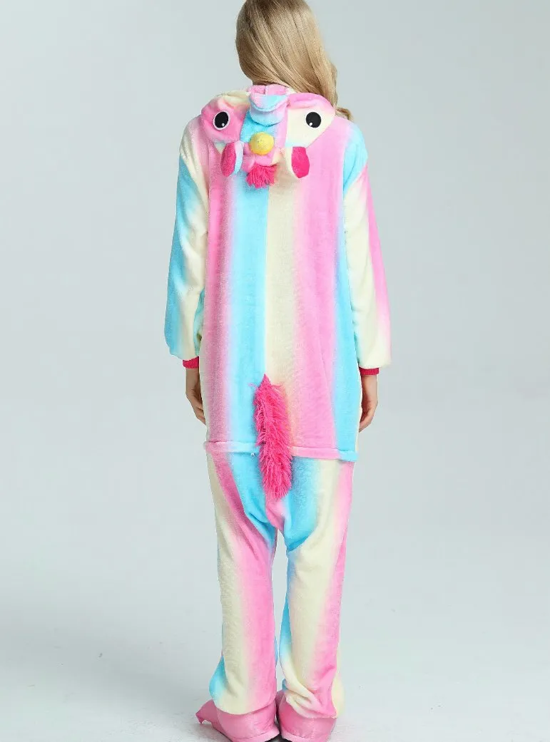 RAINBOW UNICORN COSTUME PAJAMAS