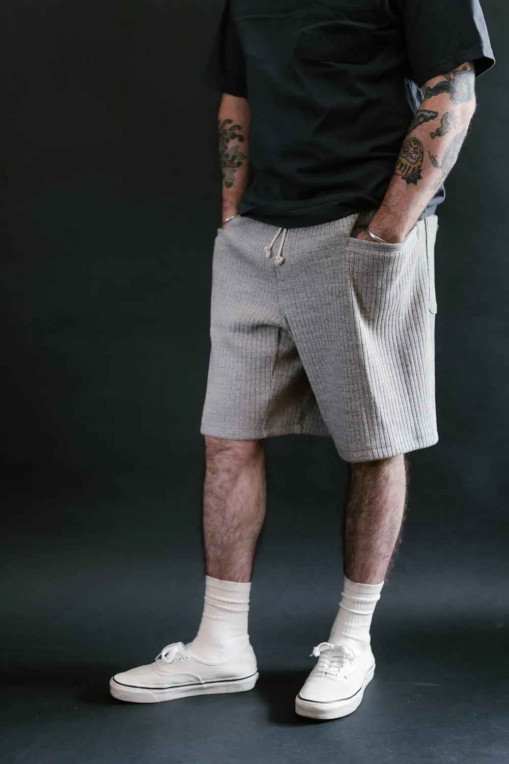 Rib Shorts - 44 Oatmeal