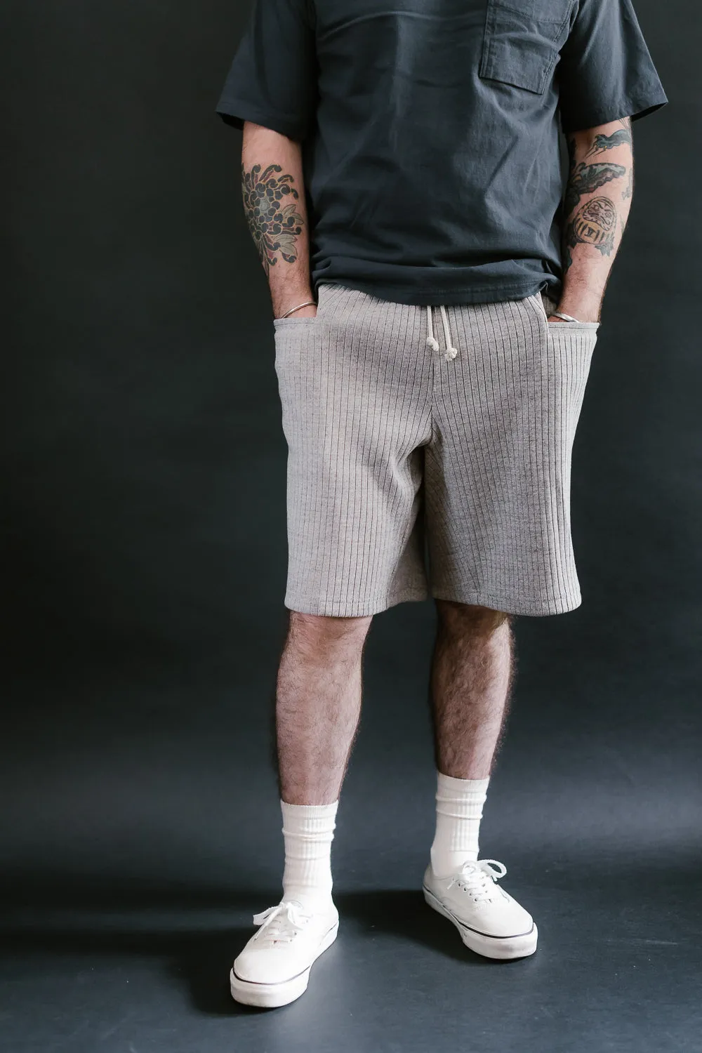 Rib Shorts - 44 Oatmeal