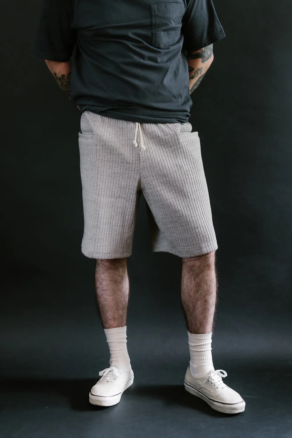 Rib Shorts - 44 Oatmeal