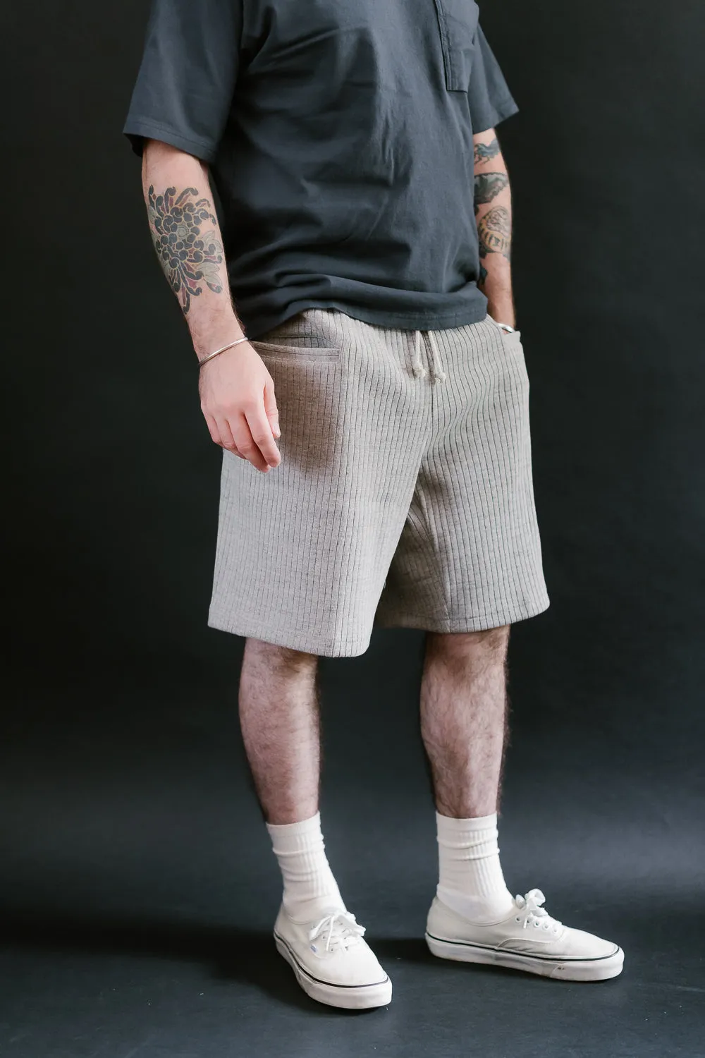 Rib Shorts - 44 Oatmeal