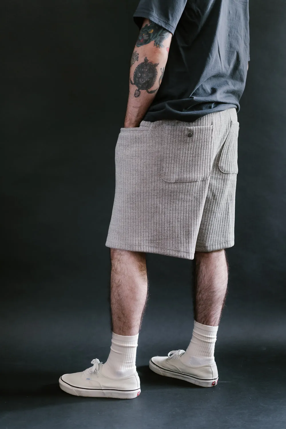 Rib Shorts - 44 Oatmeal