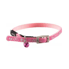 Rogz Sparklecat Pin Buckle Collar Pink