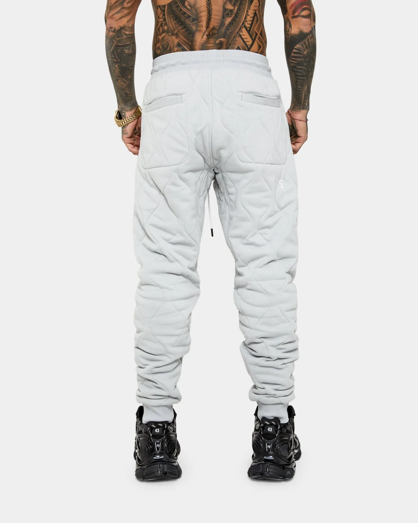 Saint Morta Lover Quilted Sweat Pants Grey