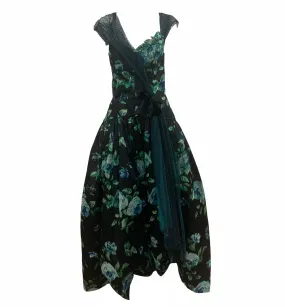 Sander Witlin Coup de Velour Floral Ball Gown WHERE