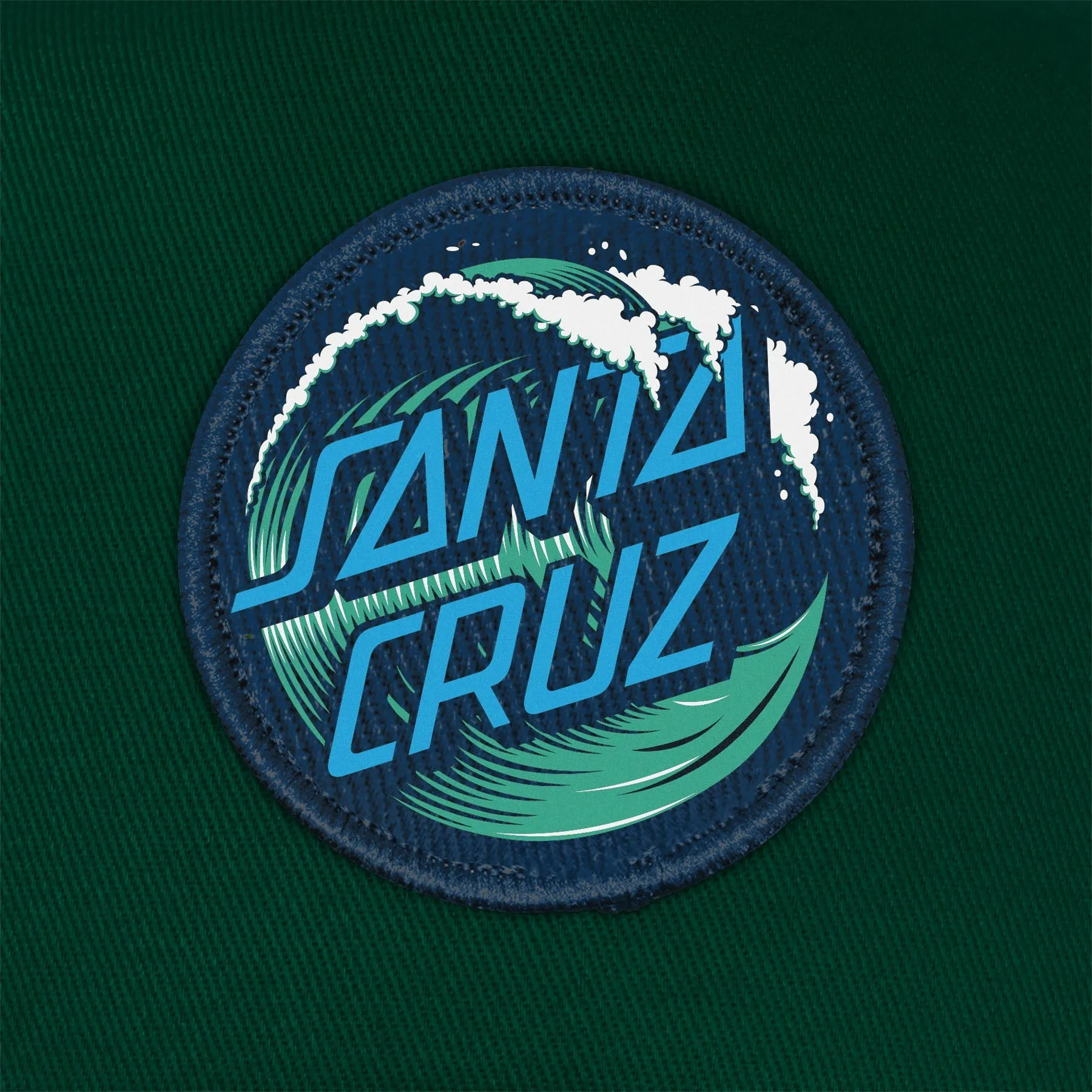 Santa Cruz Wave Dot Snapback Mid Profile Hat