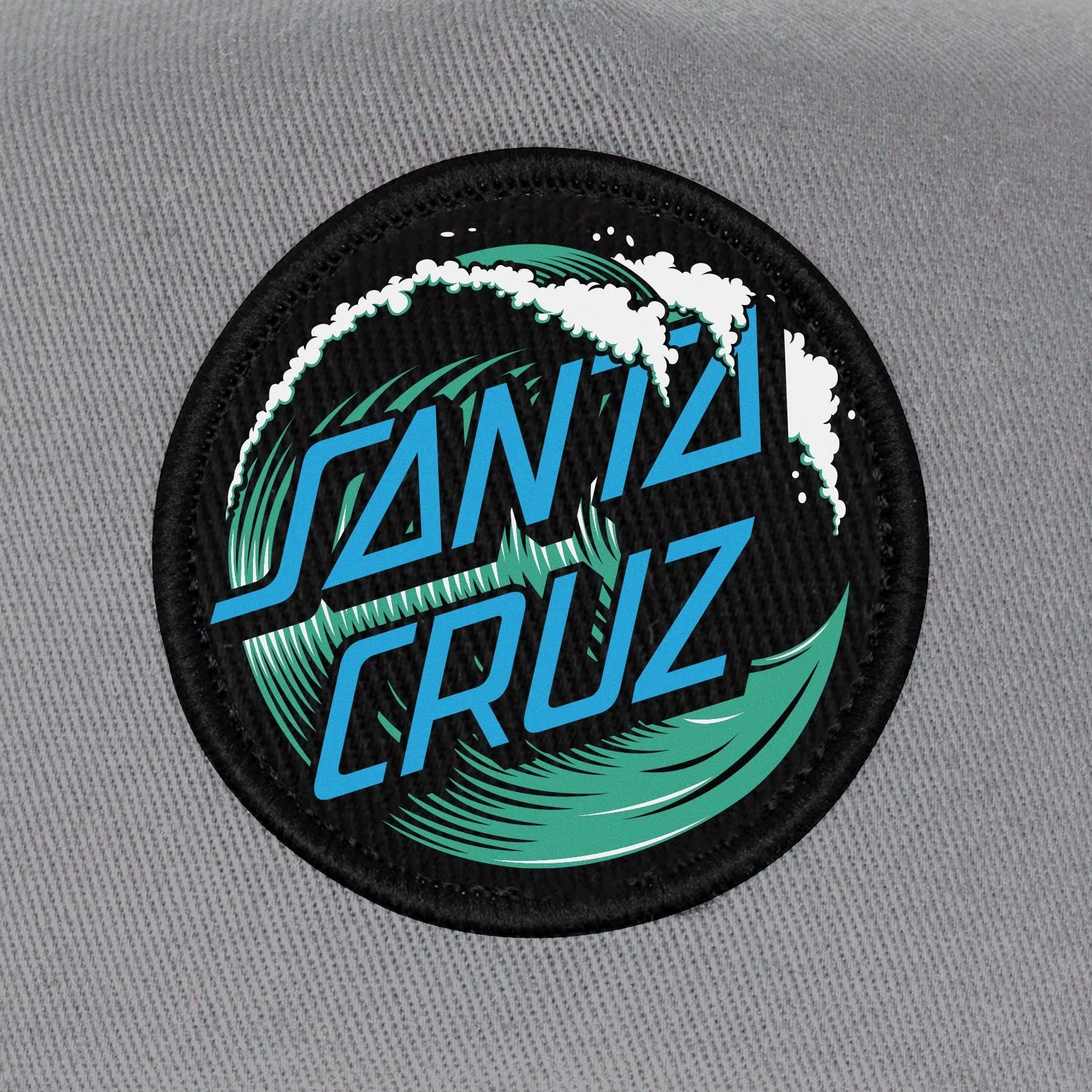 Santa Cruz Wave Dot Snapback Mid Profile Hat