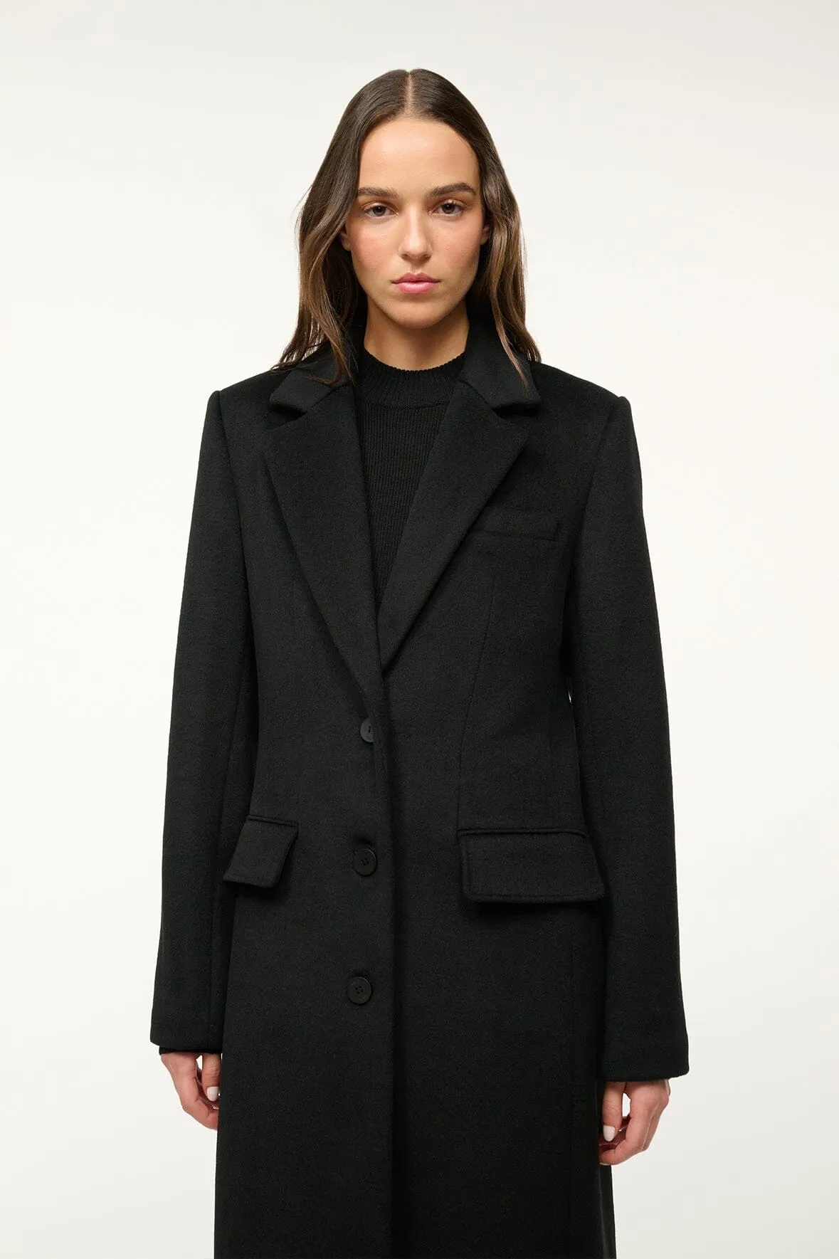 SANZA COAT | BLACK