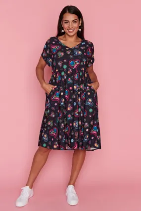 Savannah Paisley Hearts Dress