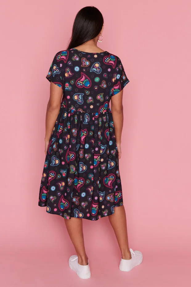 Savannah Paisley Hearts Dress