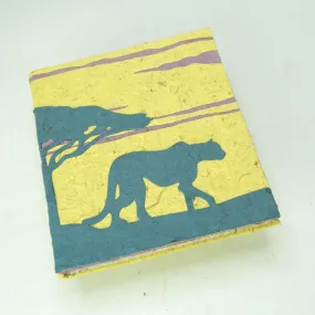 Savannah Sunset - Cheetah - Yellow - Eco-friendly Journal