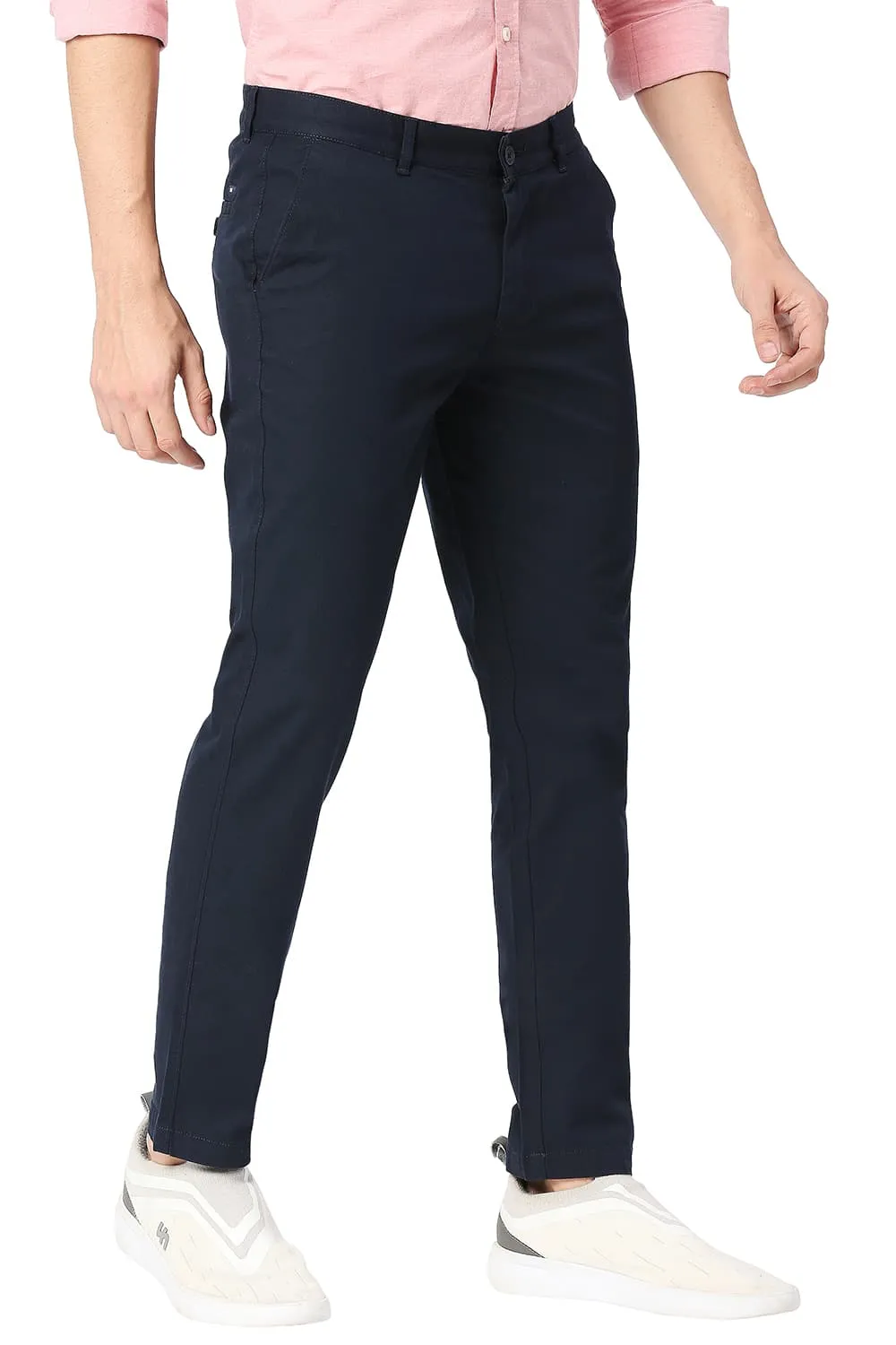 Skinny Fit Cotton Stretch Trousers