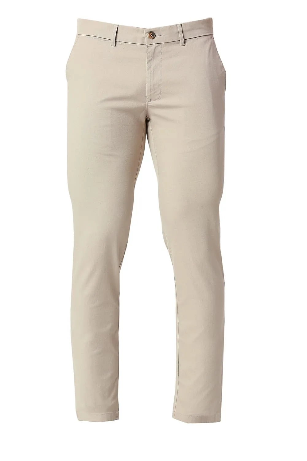 Skinny Fit Cotton Stretch Trousers