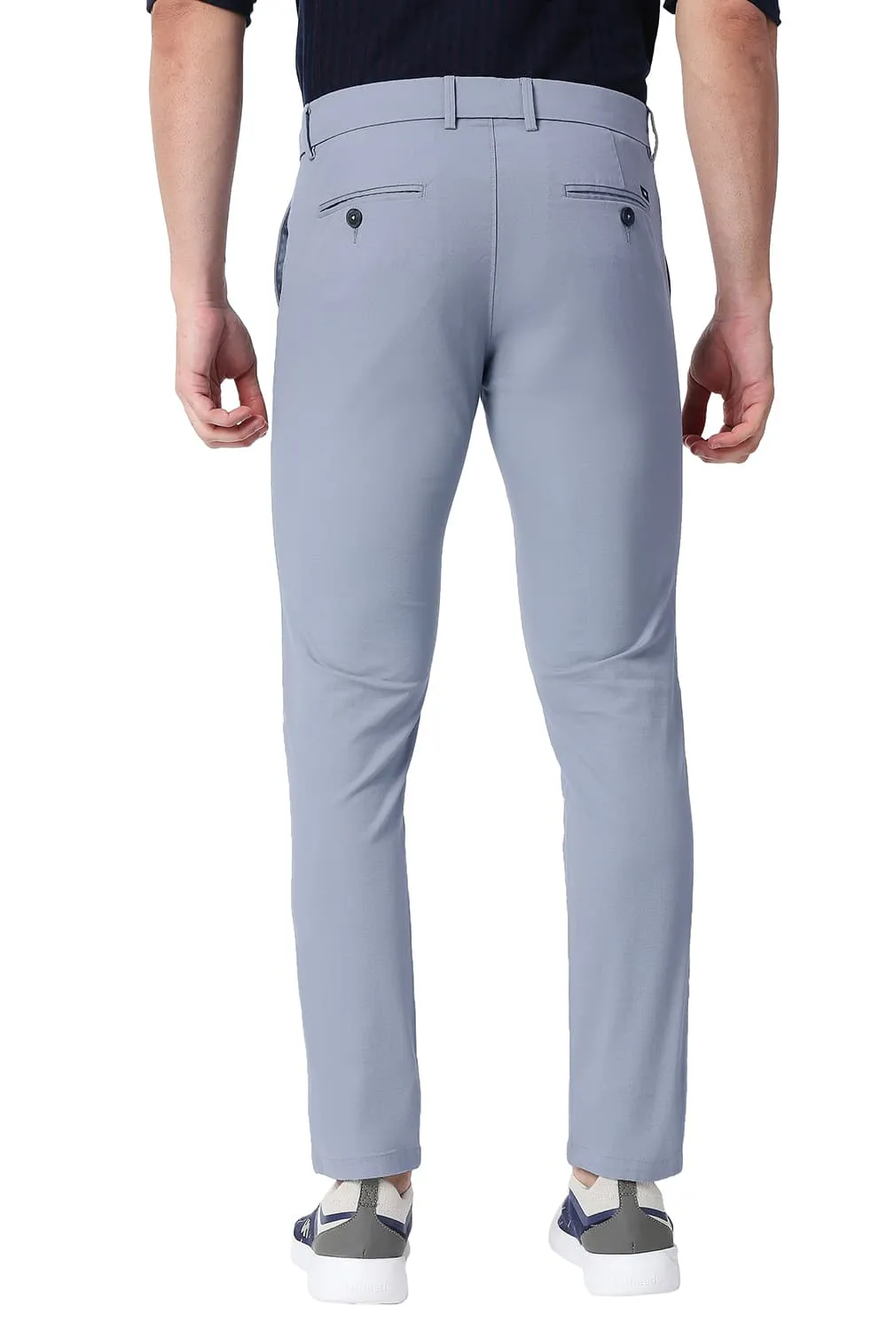 Skinny Fit Cotton Stretch Trousers