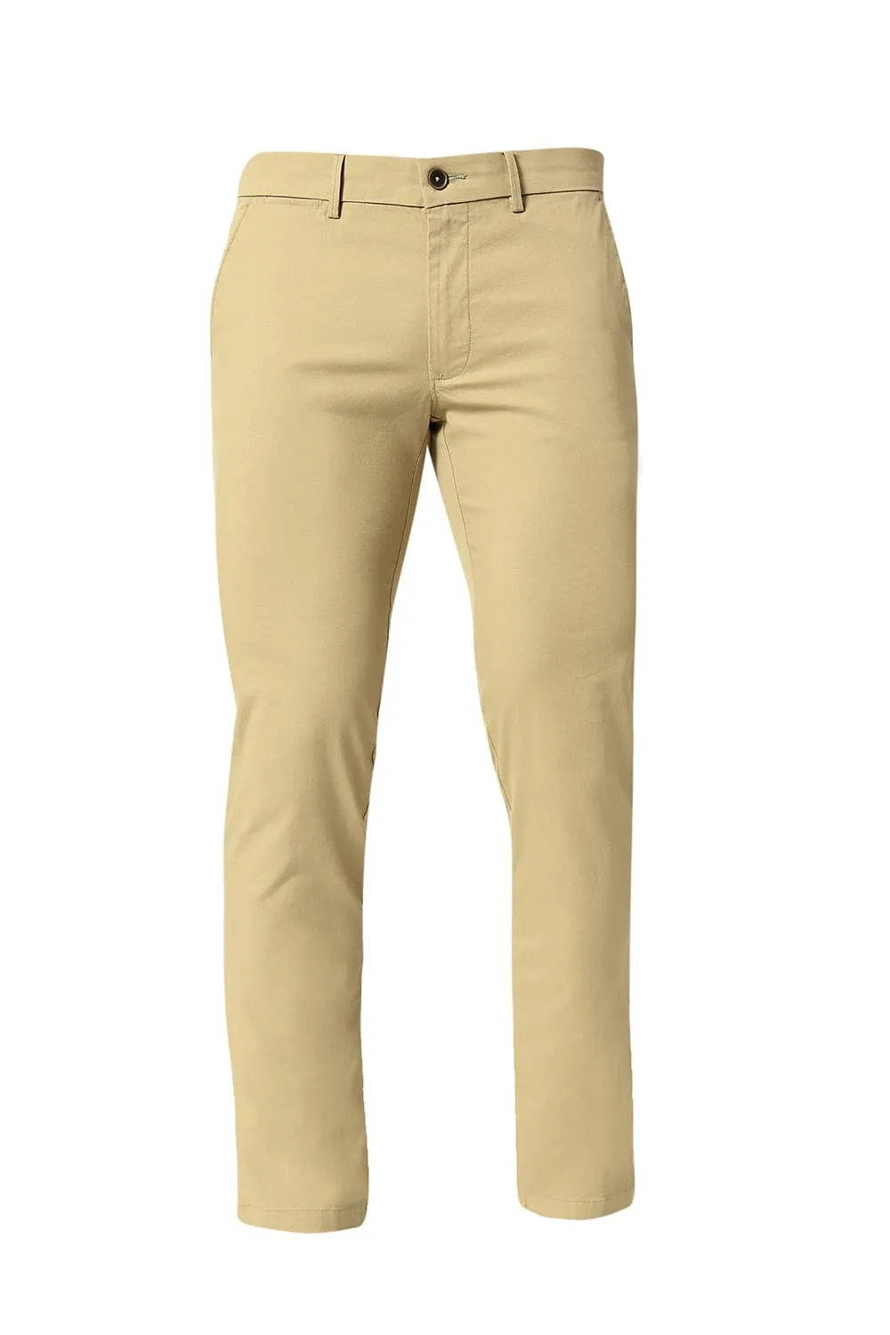 Skinny Fit Cotton Stretch Trousers