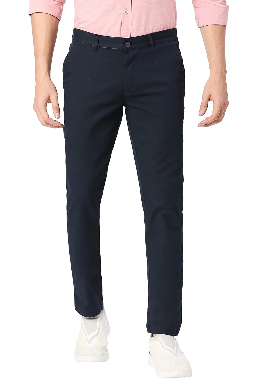 Skinny Fit Cotton Stretch Trousers