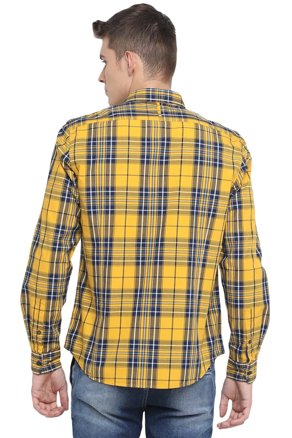 Slim Fit Big Checks Shirt