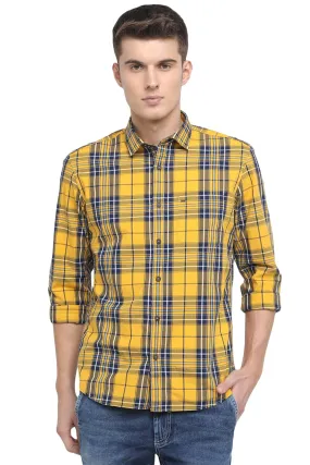 Slim Fit Big Checks Shirt