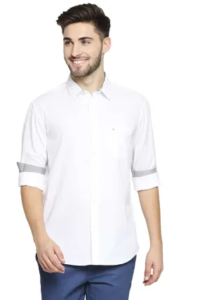 Slim Fit Crepe Shirt