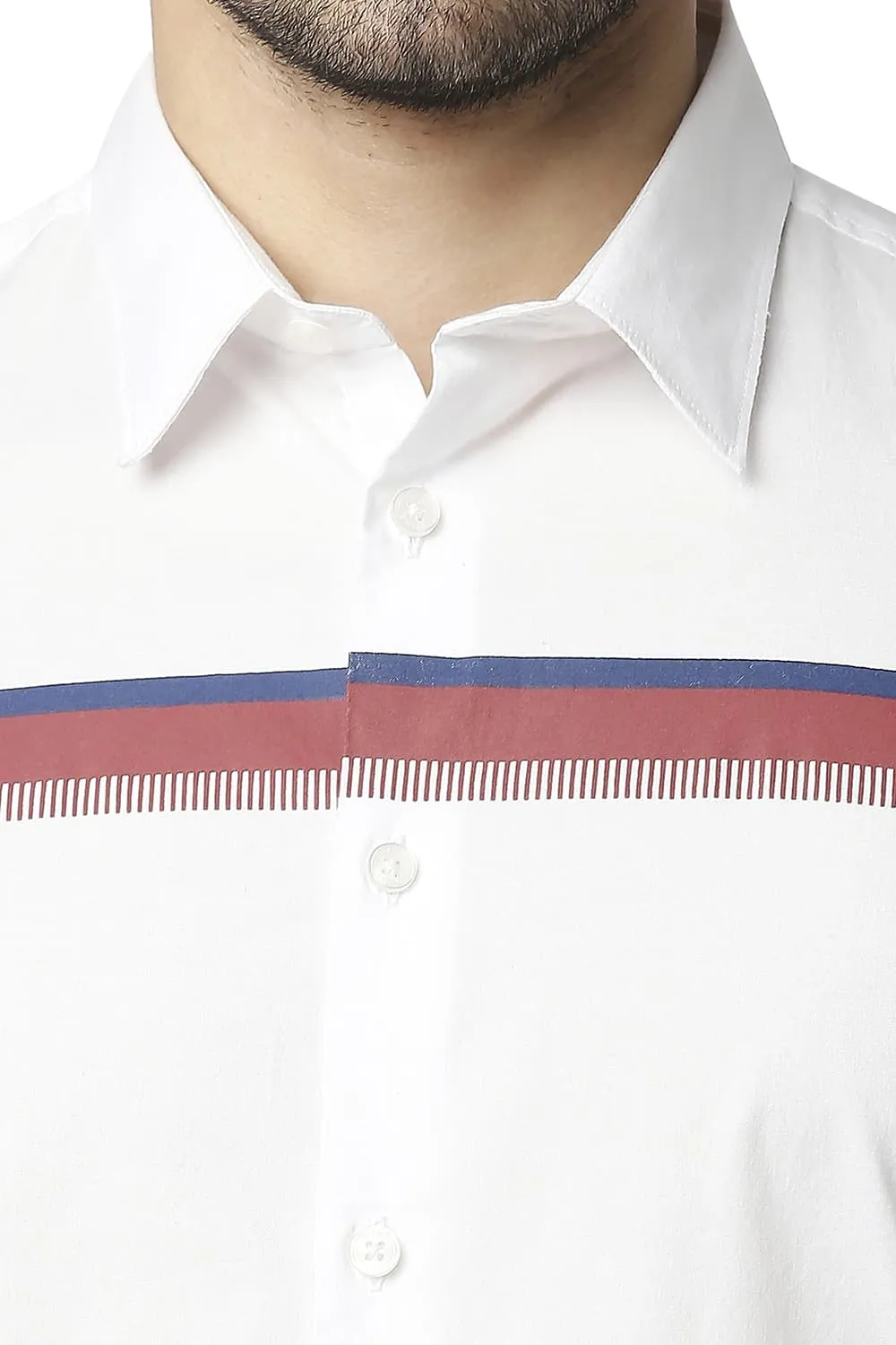 Slim Fit Oxford Stripe Shirt