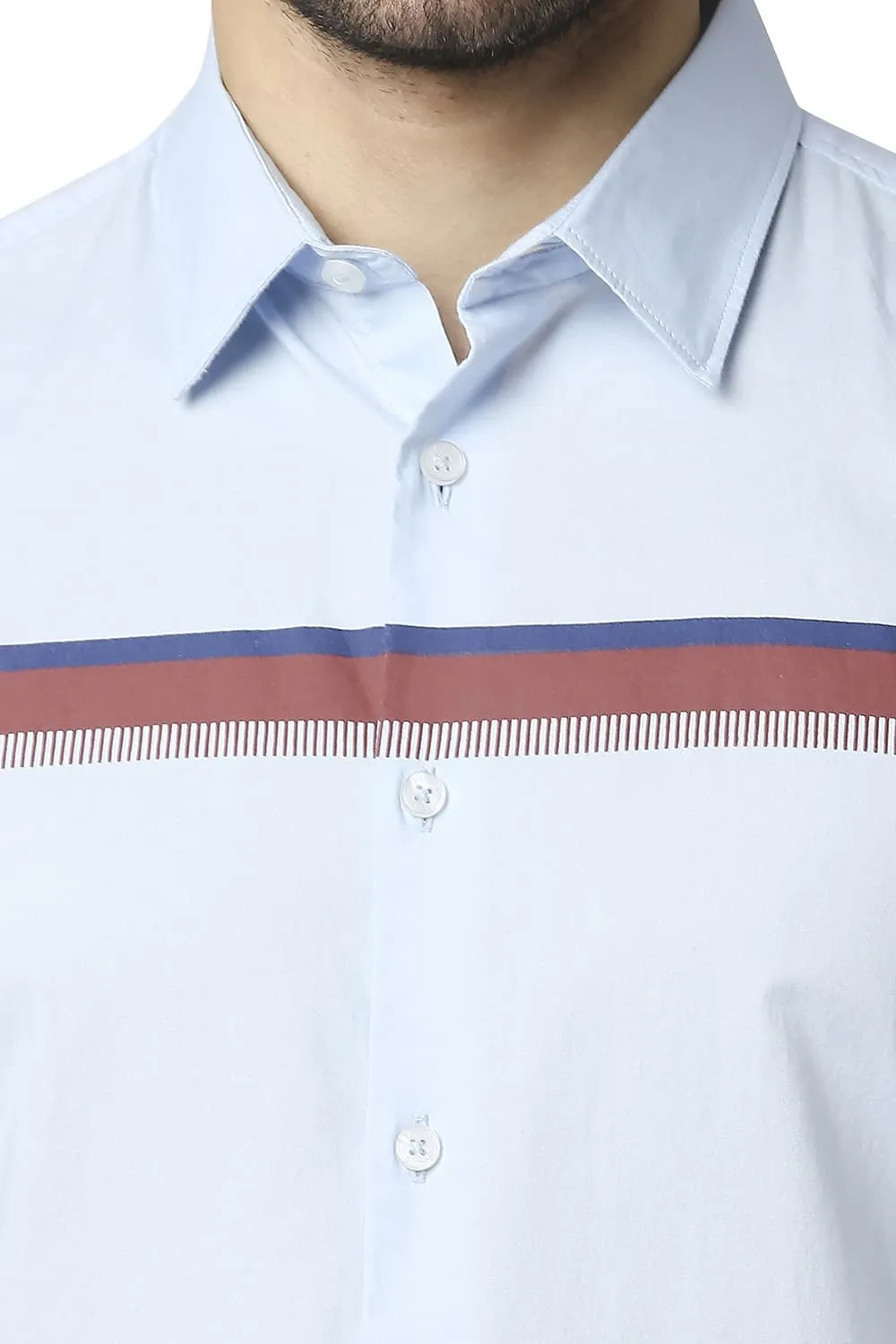 Slim Fit Oxford Stripe Shirt