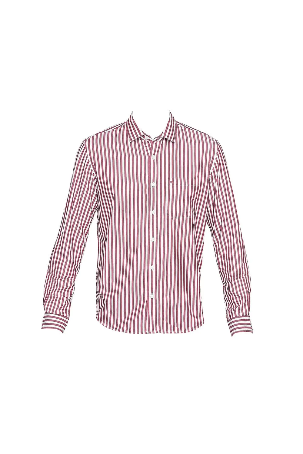 Slim Fit Stripe Twill Shirt