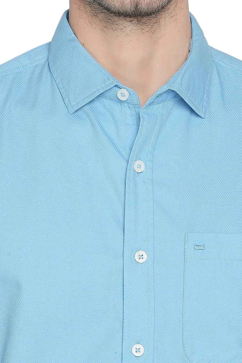 Slim Fit Structure Shirt