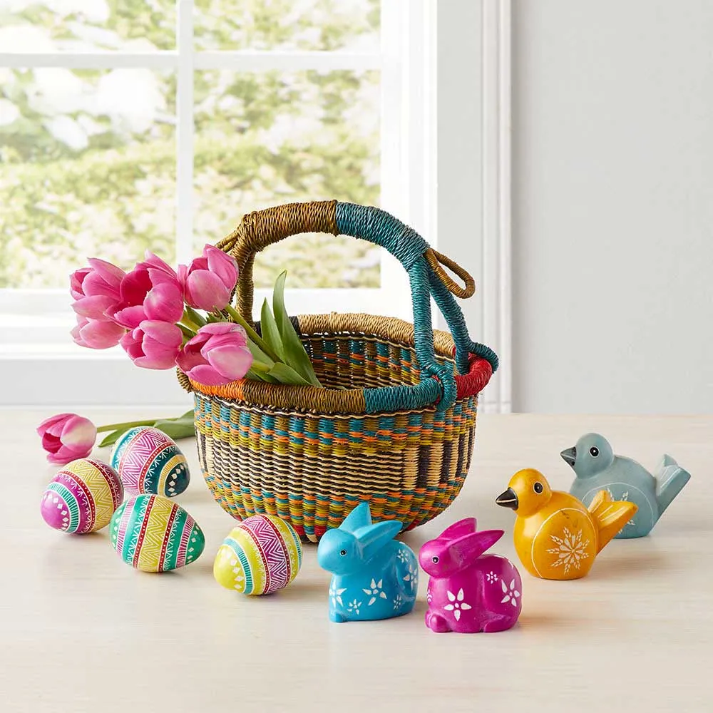 Soapstone Easter Bunnies - Set of 2