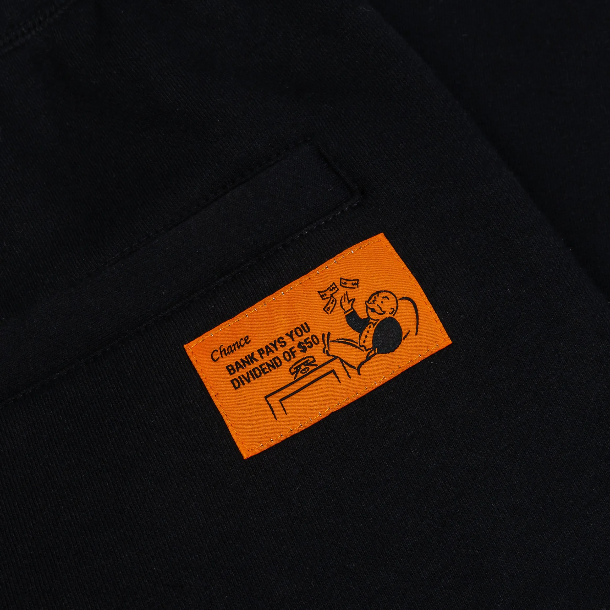 SP x Monopoly Chance Mens Joggers (Black/Orange)