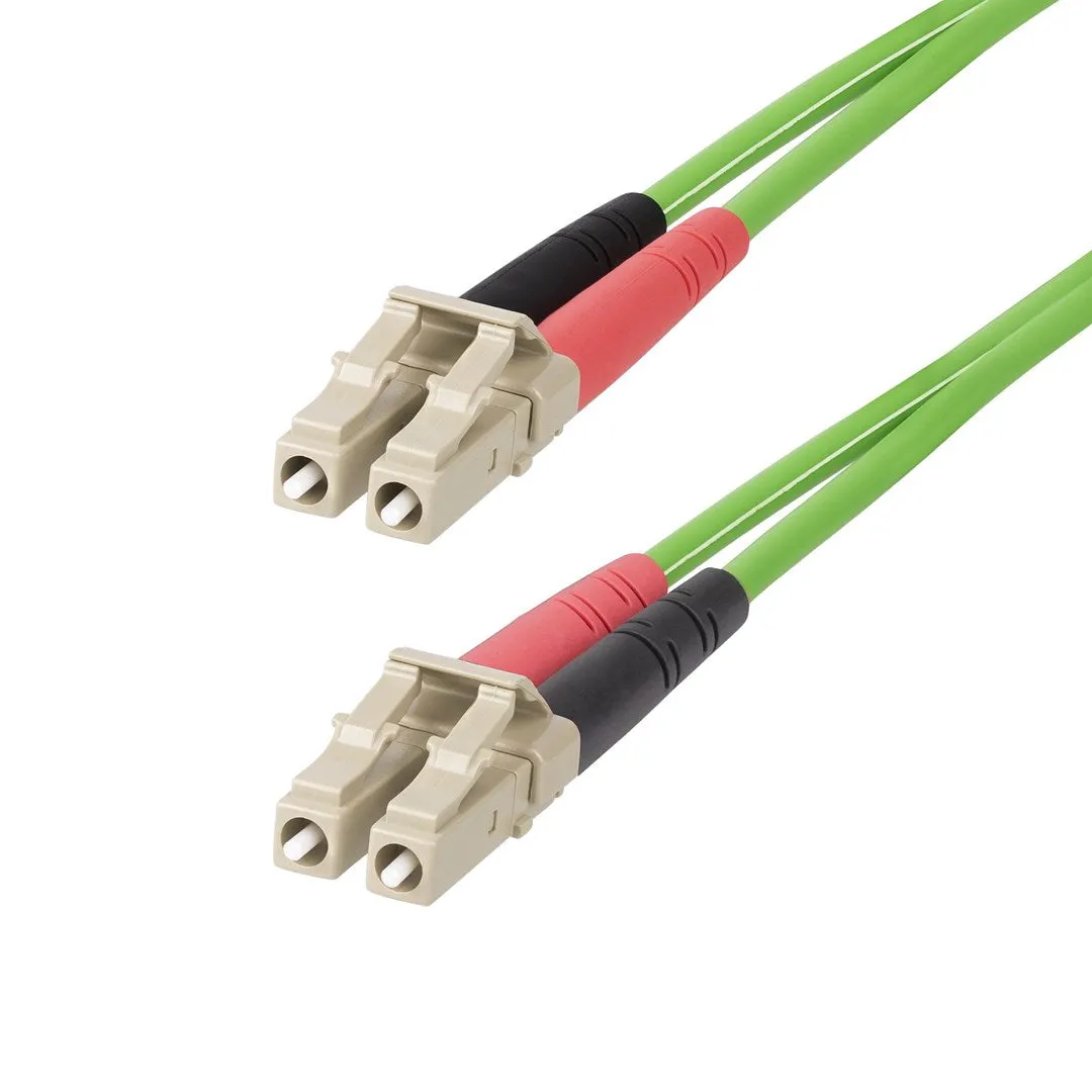 Startech.Com 10M (32.8Ft) Lc To Lc (Upc) Om5 Multimode Fiber Optic Cable, 50/125Μm Duplex Lommf Zipcord, Vcsel, 40G/100G