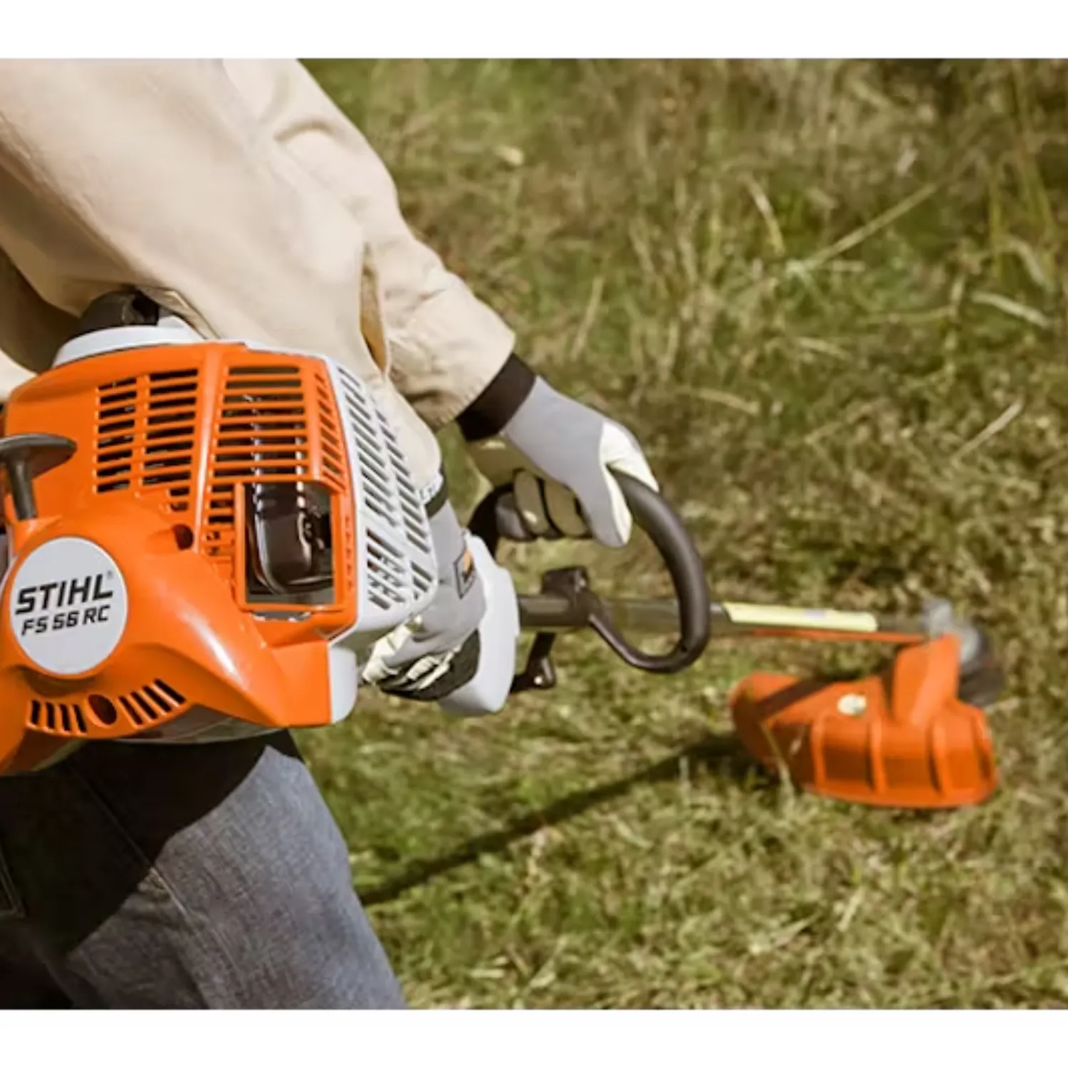 STIHL FS 56 C-E Gas Powered String Trimmer with Bike-Style Handles