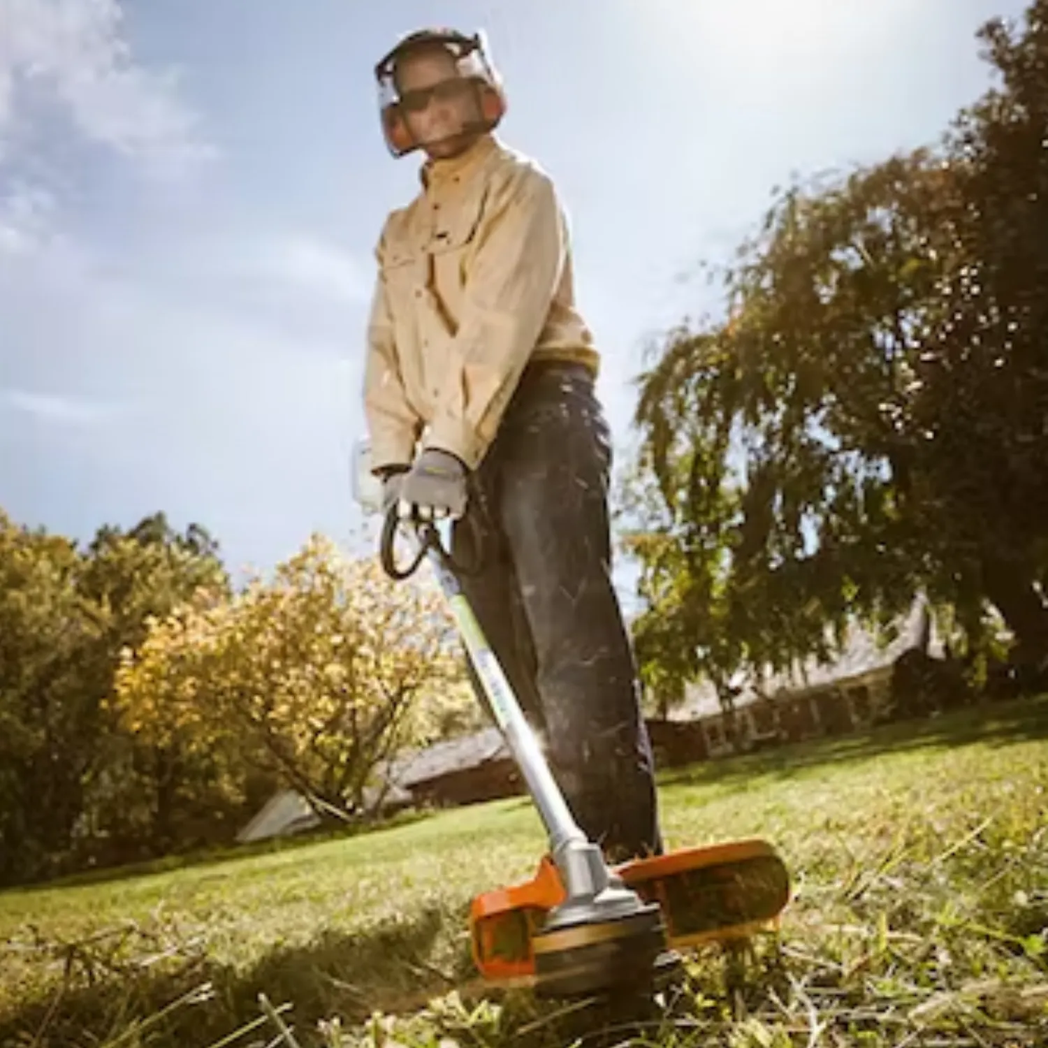 STIHL FS 56 C-E Gas Powered String Trimmer with Bike-Style Handles