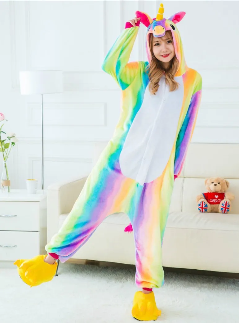 STITCH UNICORN RAINBOW UNICORN SLEEPWEAR ONESIE