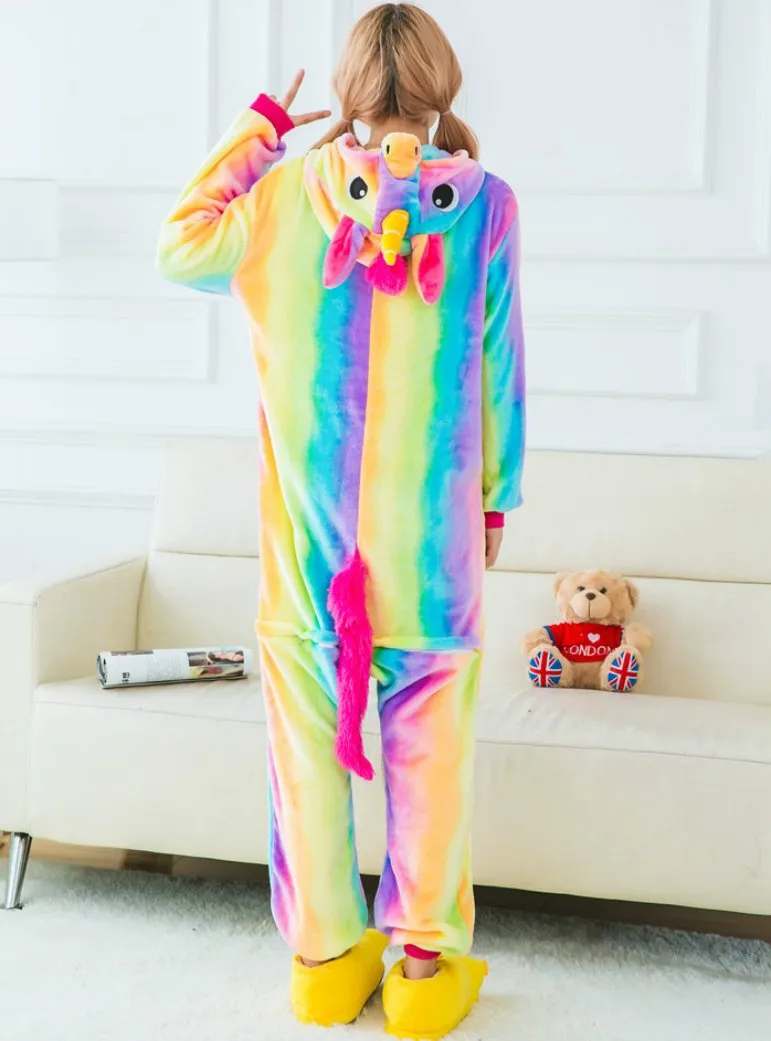 STITCH UNICORN RAINBOW UNICORN SLEEPWEAR ONESIE