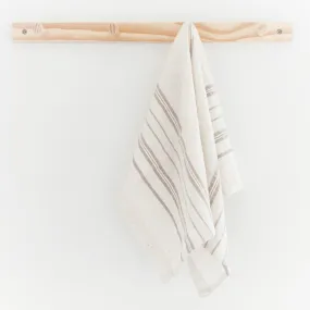 Stone Striped Tea Towel